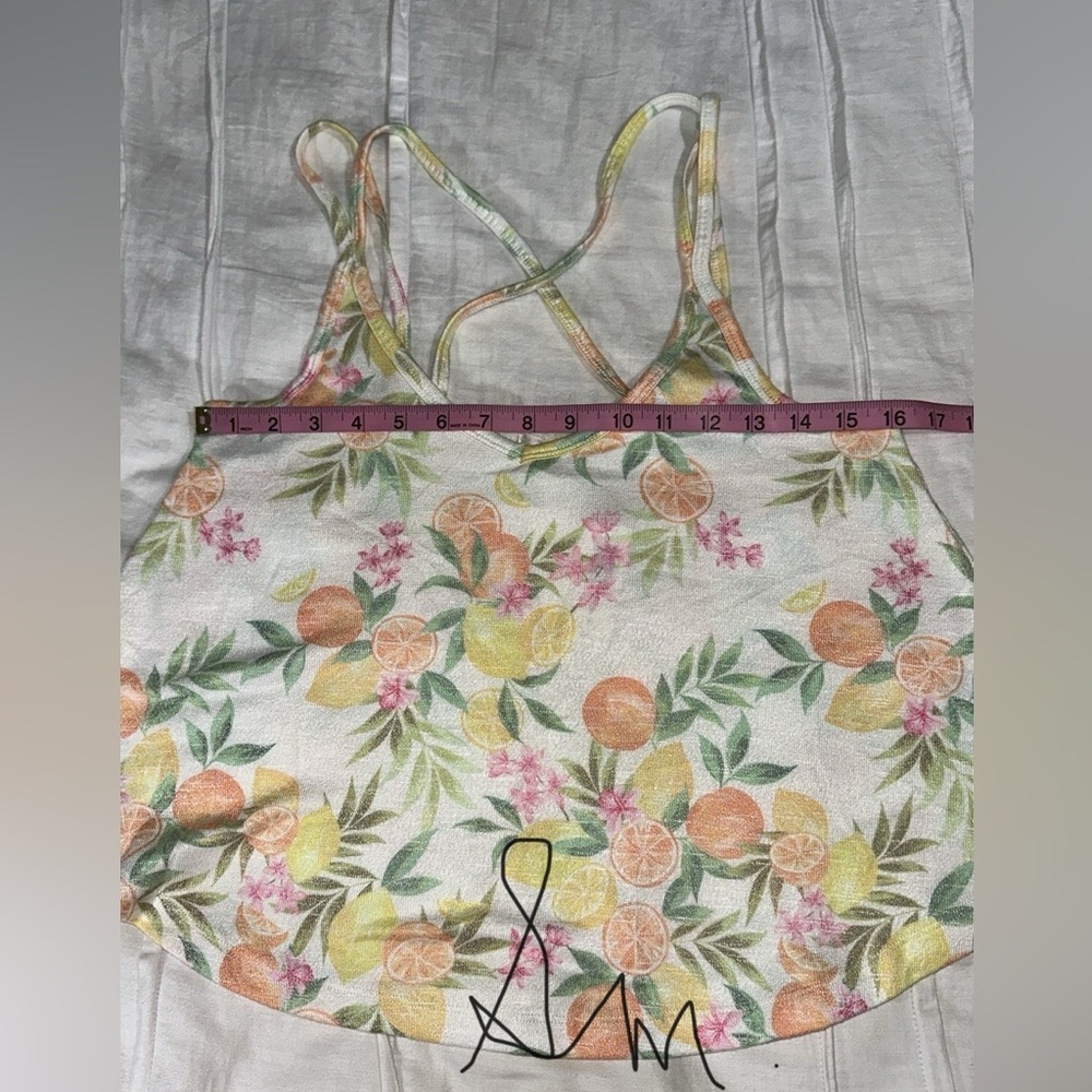 Z Supply In The Swing White Citrus Strappy Tank Top NWT - Picture 10 of 16